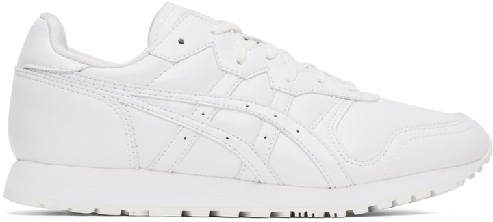 Photo: Comme des Garçons Shirt White Asics Edition OC Runner Sneakers