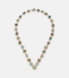 Suzanne Kalan 18kt gold necklace with gemstones