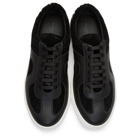 Bottega Veneta Black Calf and Suede Sneakers