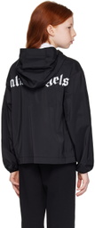 Palm Angels Kids Black Printed Jacket