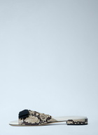 Prada Textured Slide Sandals