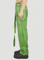 Wrap Jeans in Green