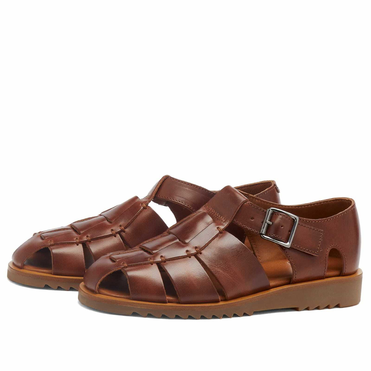 Paraboot Men's Pacific Sandal in Marron