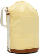 Jil Sander Yellow Drawstring Shoulder Pouch