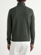 De Petrillo - Merino Wool and Cashmere-Blend Rollneck Sweater - Green