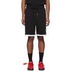 Marcelo Burlon County of Milan Black NBA Edition Chicago Bulls Shorts