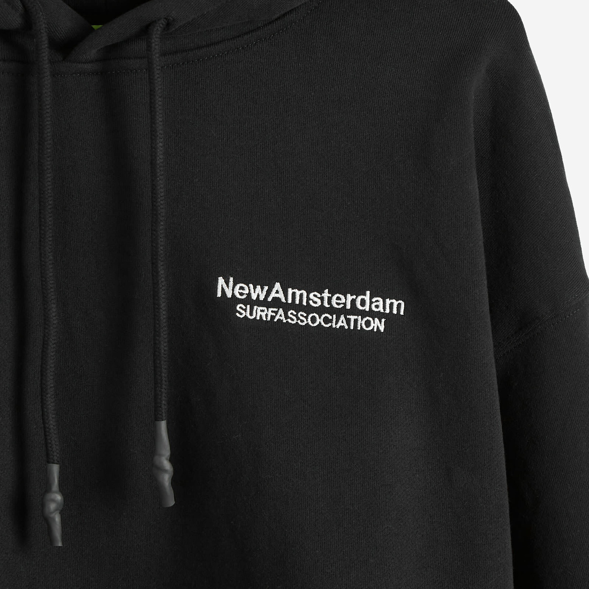 New Amsterdam Surf Association Men's New Amsterdam Weather Icon Hoodie in Black