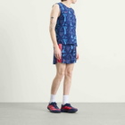 Adidas Running Men's adidas x Labrum Gel Shorts in Dark Blue Lucid Red