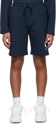 Helmut Lang Navy Cotton Shorts