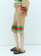Gucci Interlocking GG Wool Mohair Bermuda Shorts