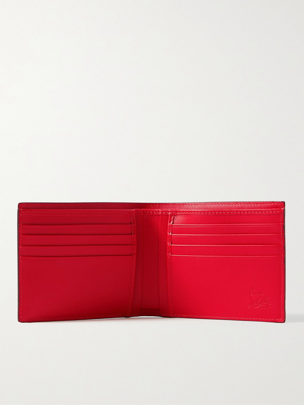 CHRISTIAN LOUBOUTIN Croc-Effect Leather Cardholder for Men