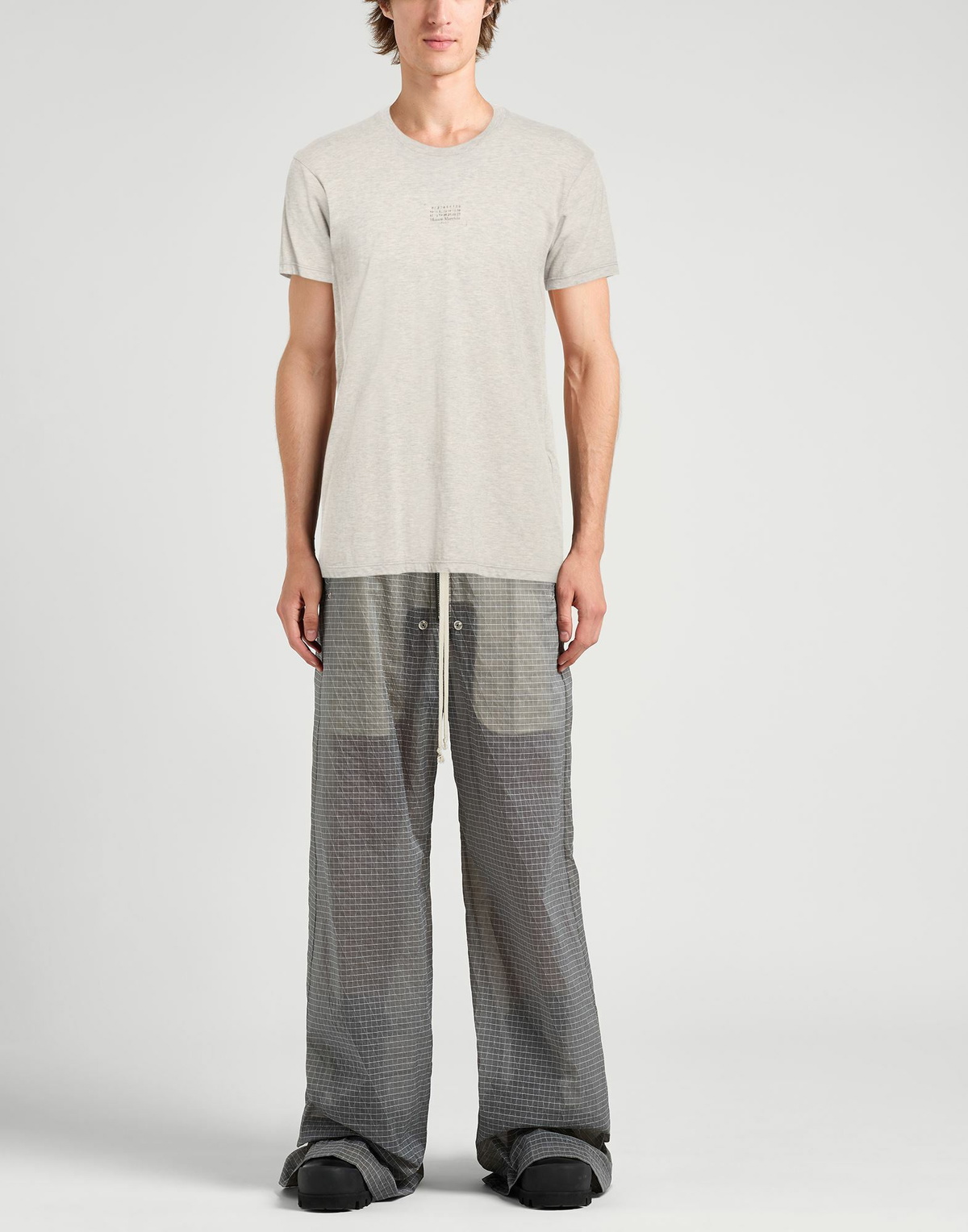 Maison Margiela Mens T-shirt Light in Grey