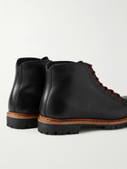 George Cleverley - Edmund Shearling-Lined Leather Boots - Black