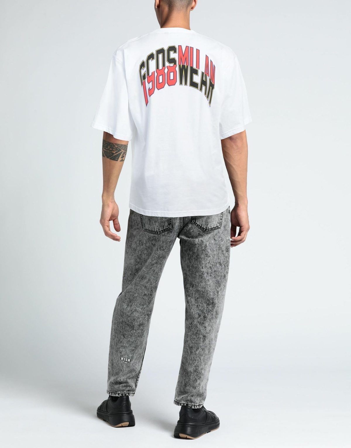 Gcds Mens T-shirt in White