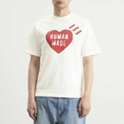 Human Made Men's Red Heart T-Shirt in White