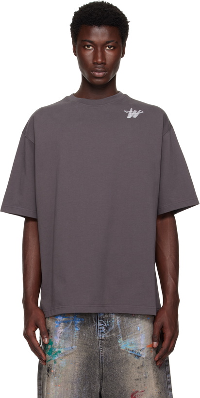 Photo: We11done Gray 'WD' Logo T-shirt