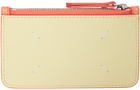 Maison Margiela Orange & Yellow Four Stitches Card Holder