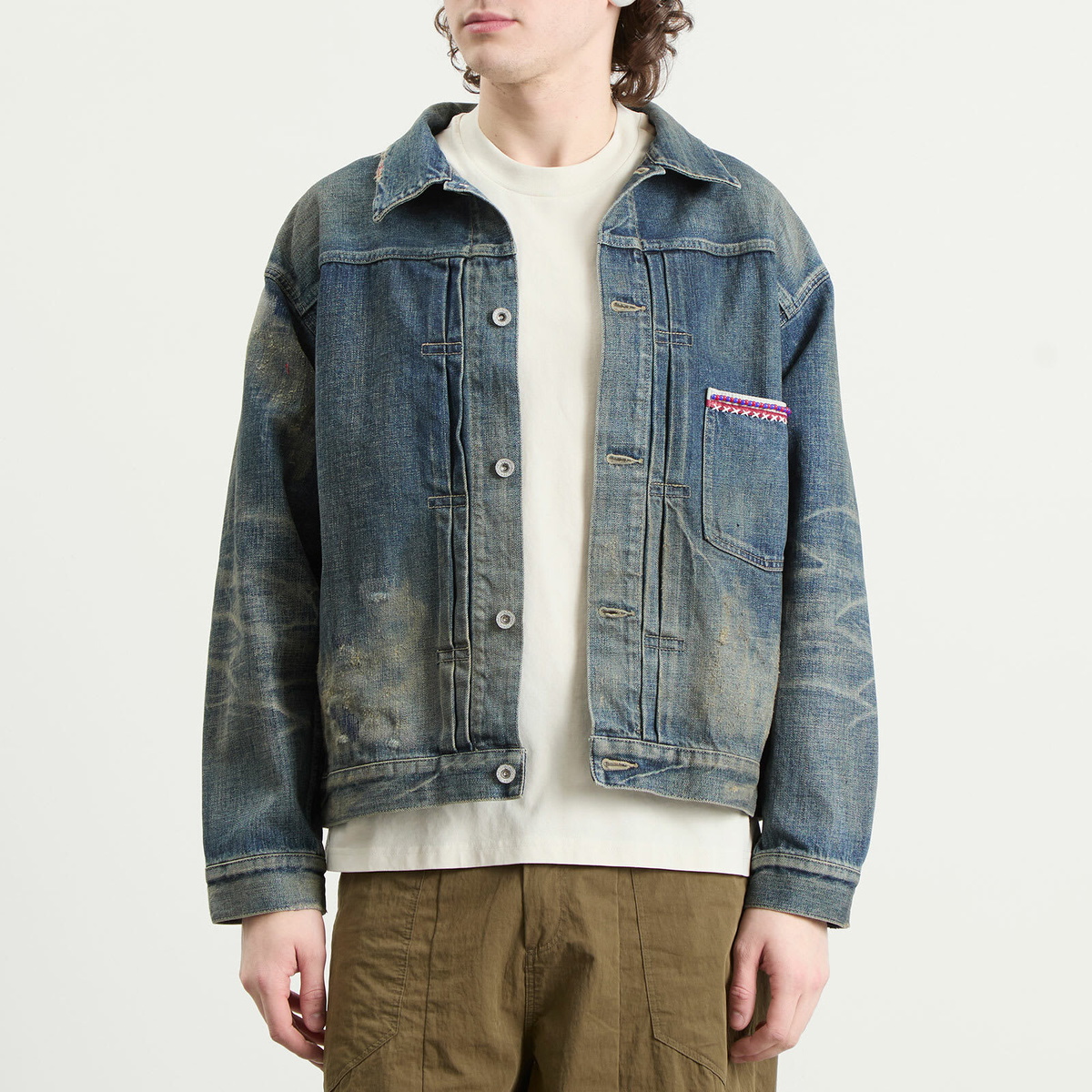 Neighborhood Men's Savage Denim Type-1 Jacket in Indigo