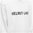 Helmut Lang Men's Logo Crew Sweat in White