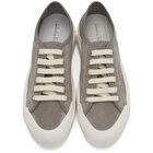 Salvatore Ferragamo Grey Suede Rebel 2 Sneakers