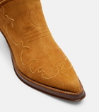 Gabriela Hearst Capitana suede cowboy boots