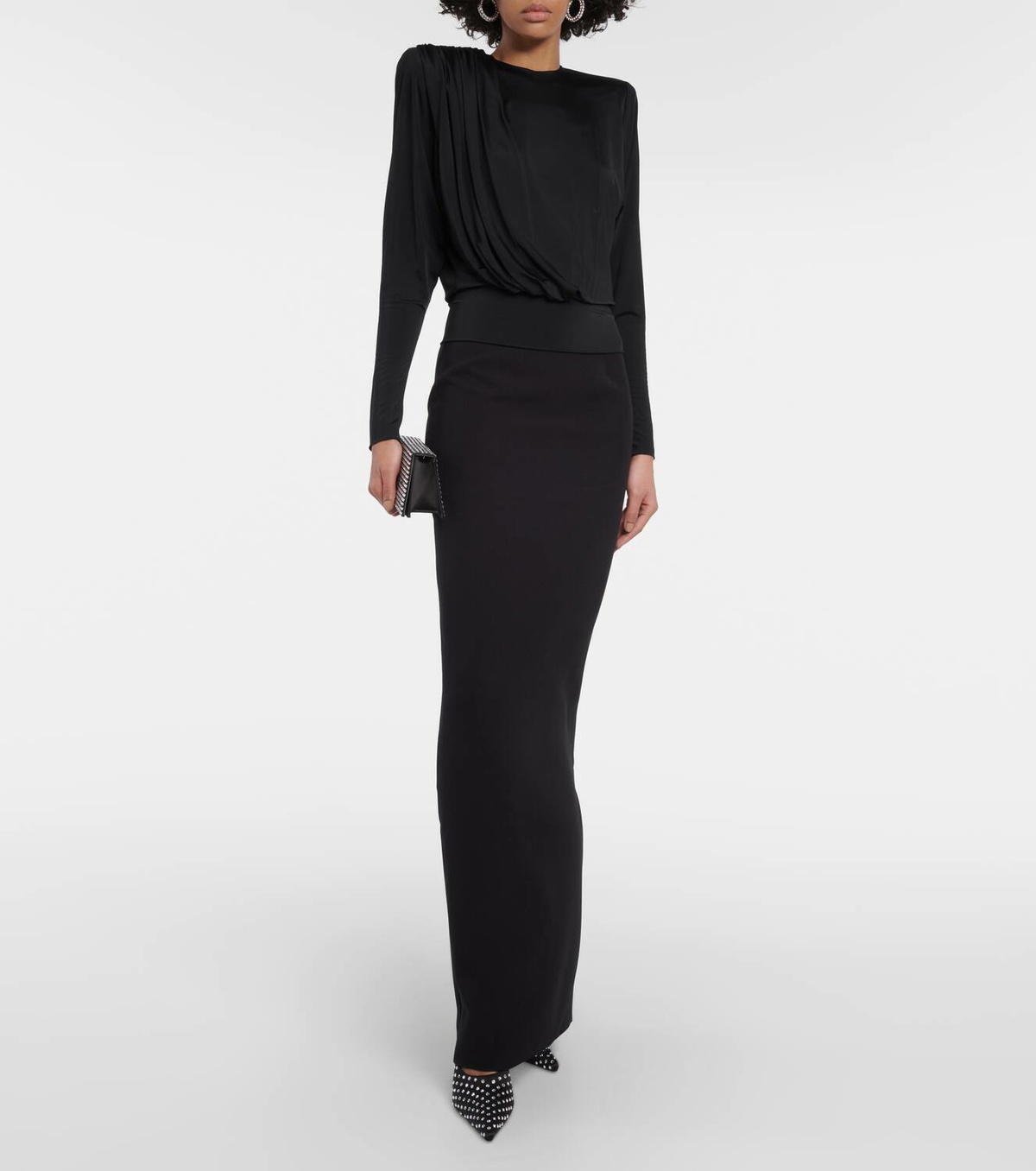 Alexandre Vauthier Draped jersey top