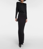 Alexandre Vauthier Draped jersey top
