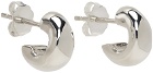AGMES Silver Mini Dahlia Earrings