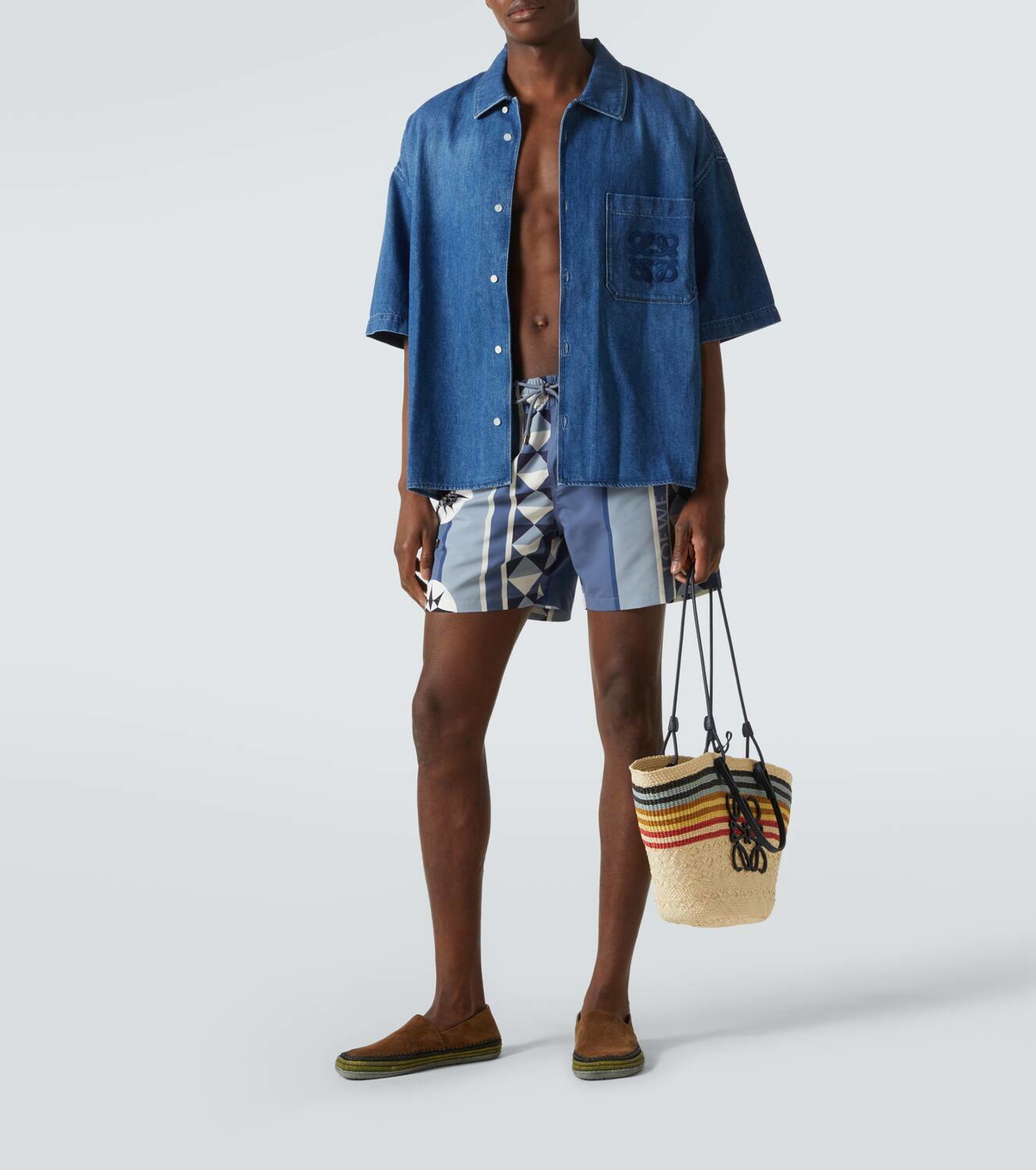 Loewe Paula's Ibiza printed swim trunks