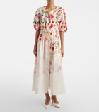 Gabriela Hearst Ignis floral linen midi dress