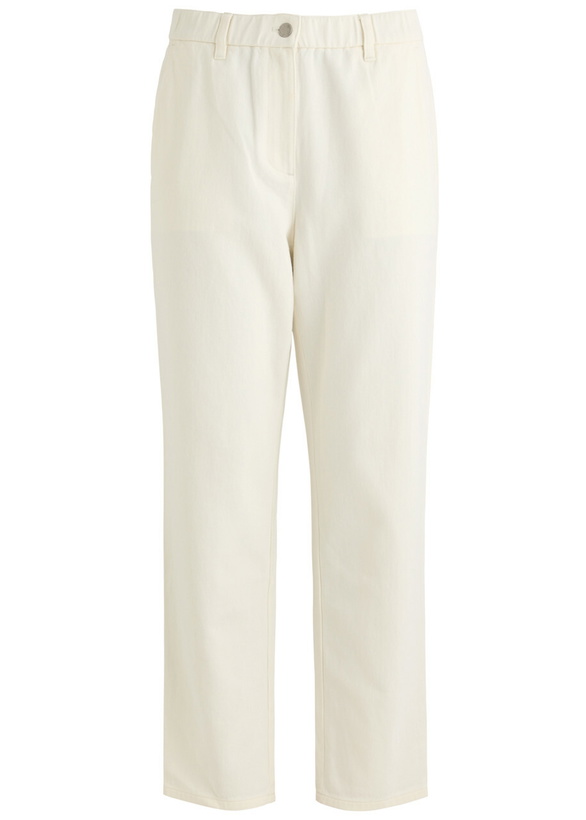 Photo: Eileen Fisher Tapered-leg Jeans Cream
