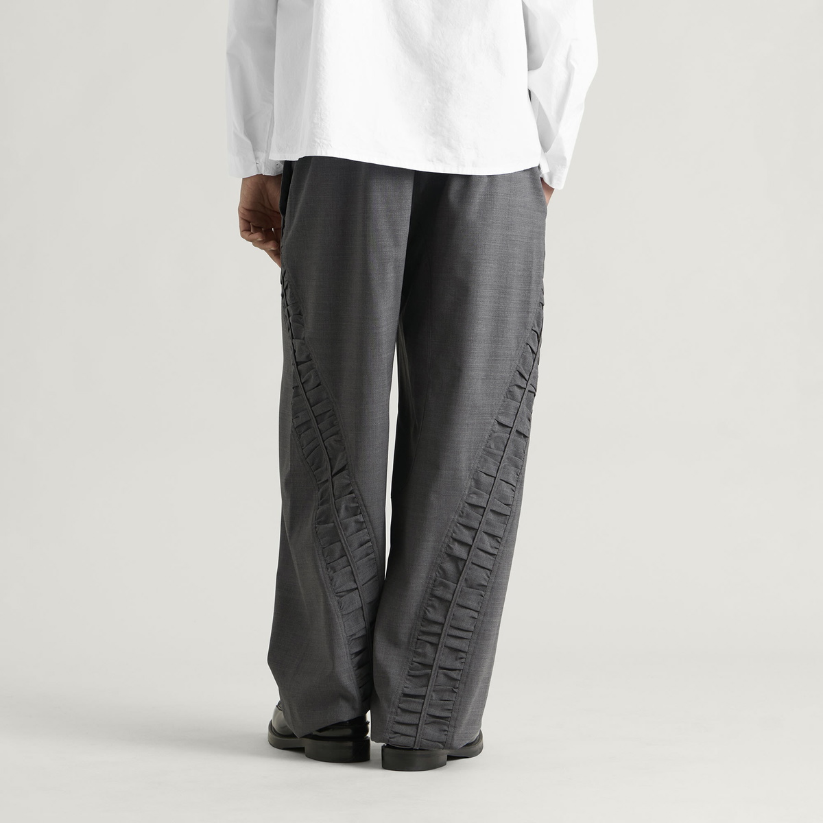 Sage Nation Men's Fossil Trouser in Light Grey
