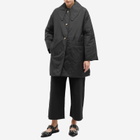 GANNI Women's Ripstop Quilt Reversible Coat in Black
