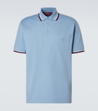 Gucci Cotton-blend piqué polo shirt