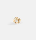 Sophie Bille Brahe Soleil de Fleur 18kt gold single earring with diamonds