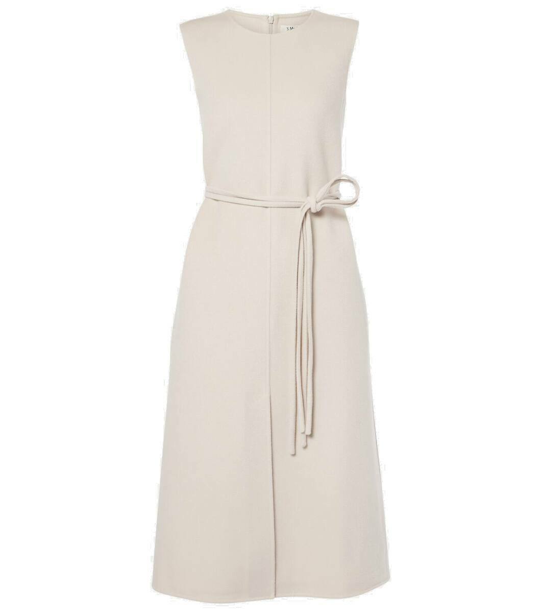 【送料 関税込】’S Max Mara Wool-blend midi dress S Max Mara Simone virgin wool midi dress S Max Mara