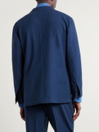 Rubinacci - Wool-Blend Single-Breasted Jacket - Blue