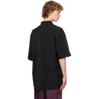 Dries Van Noten Black Floral Shirt