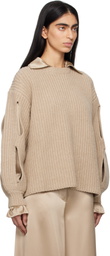 Nanushka Beige Jacint Sweater