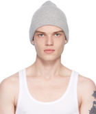 TOM FORD Grey Cashmere Knit Beanie