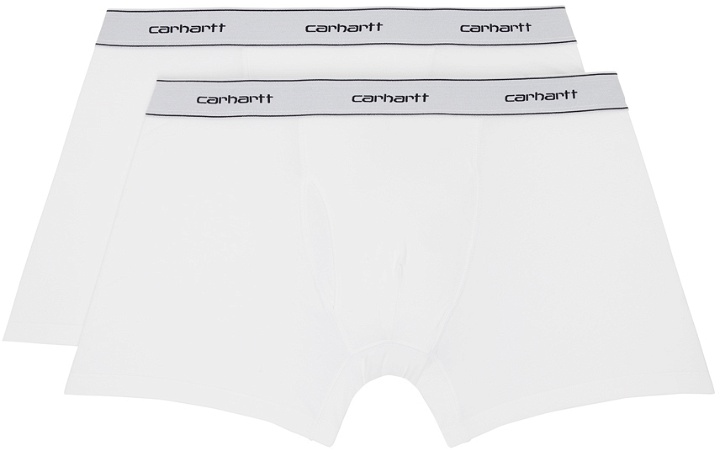 Photo: Carhartt Work In Progress Two-Pack White Boxers