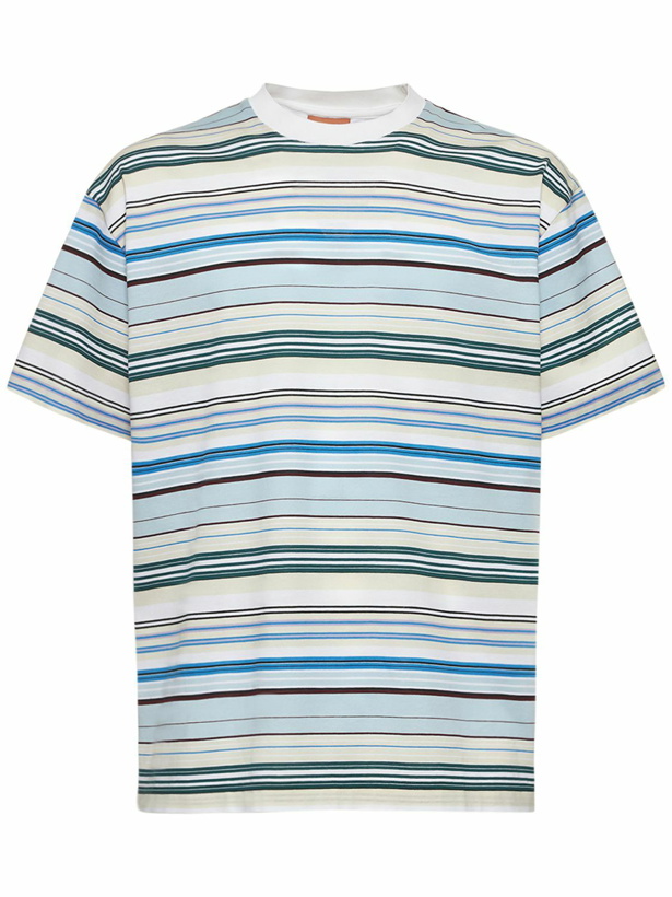 Photo: MISSONI - Striped Cotton Jersey T-shirt
