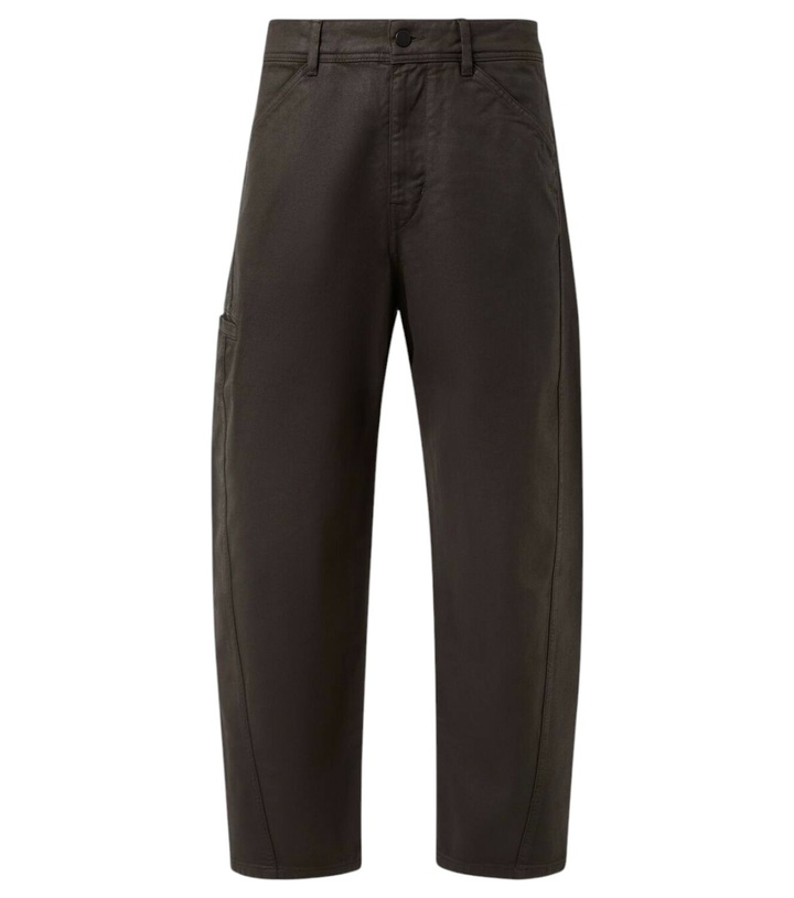 Photo: Lemaire Twisted coated barrel-leg jeans