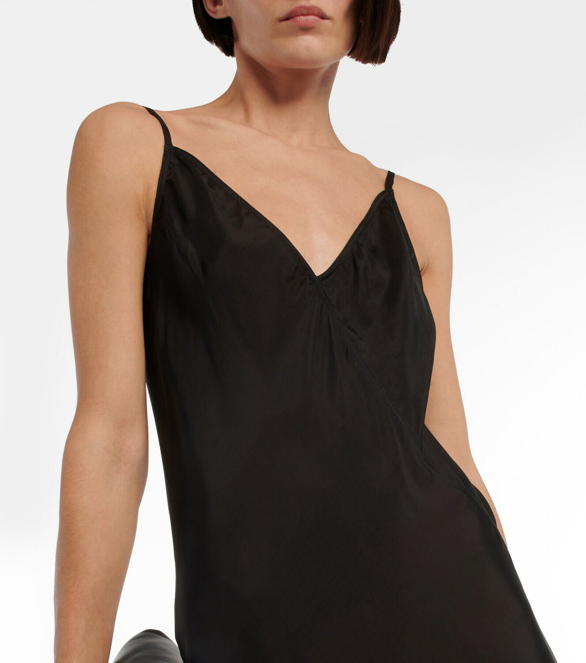 【送料&関税込】Rick Owens V-neck Sleeveless Dress Rick Owens - V-neck slip gown Rick Owens