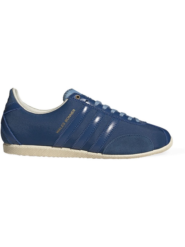 Photo: adidas Consortium - Wales Bonner Japan Suede and Leather Sneakers - Blue