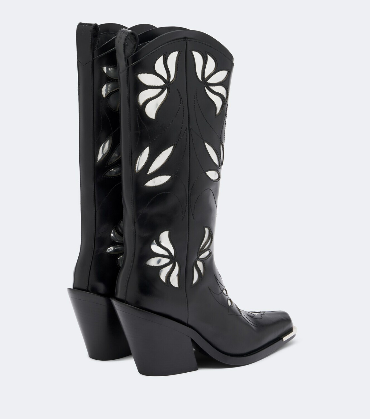 Rabanne Leather cowboy boots