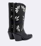 Rabanne Leather cowboy boots