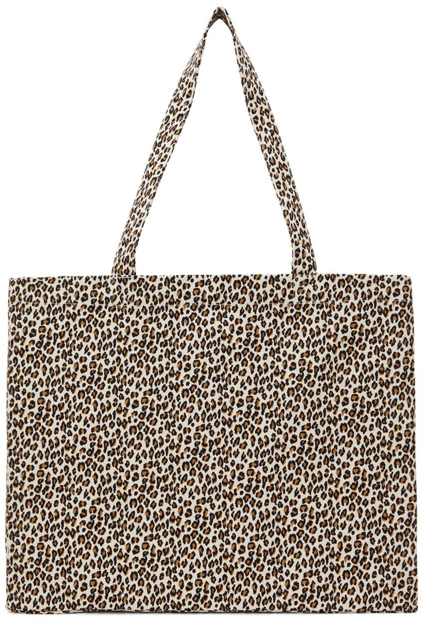 A.P.C. Beige Leopard Diane Shopping Tote A.P.C.