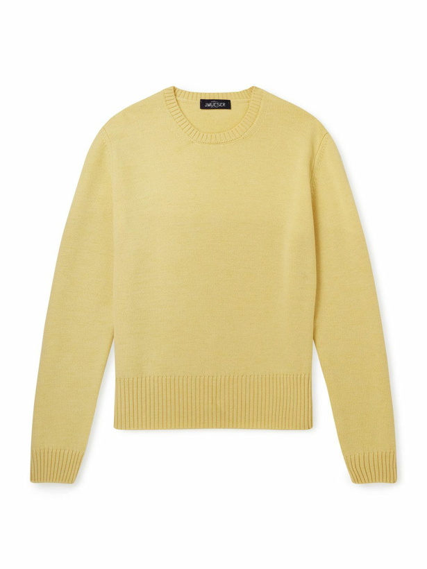 Photo: J. Mueser - Wool Sweater - Yellow