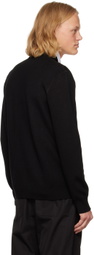 Alexander McQueen Black Skull Graffiti Sweater
